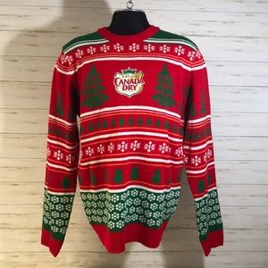Canada Dry Christmas Sweater Size X- Large Men’s
